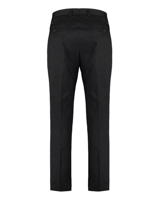 Dolce & Gabbana Black Cotton Trousers