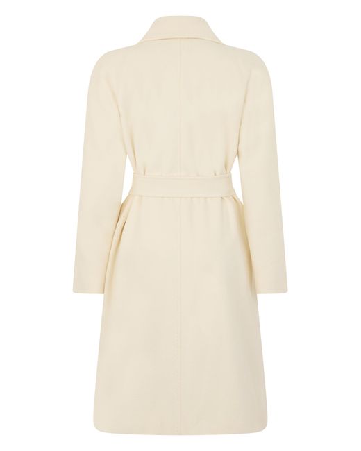 Max Mara Natural Coat With Adjustable Belt
