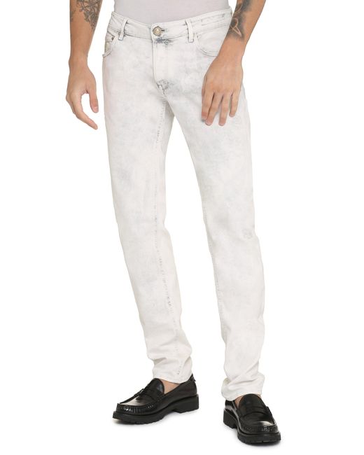 handpicked White Orvieto Slim Fit Jeans for men