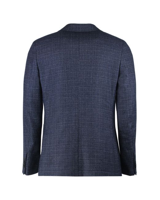 Giacca monopetto a due bottoni di Zegna in Blue da Uomo