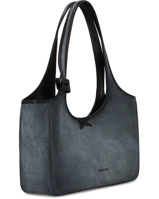 Balenciaga Black Tote Bag Laundrette East-West