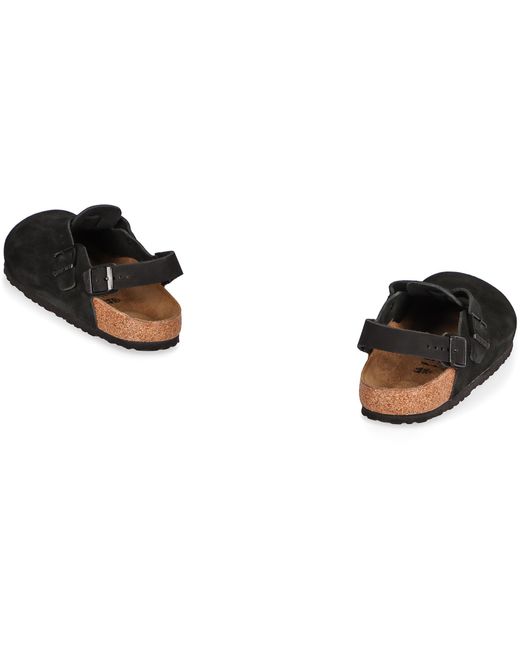 Birkenstock Black Tokio Suede Mules