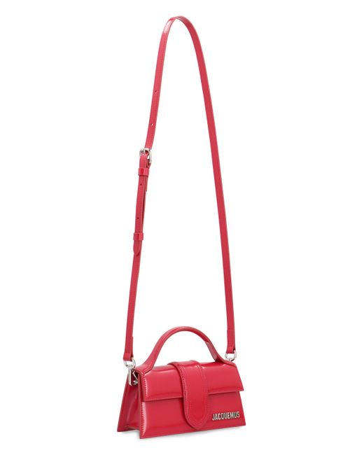 Borsa piccola Le Bambino in pelle di Jacquemus in Red