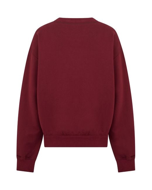 Dolce & Gabbana Red Crew Neck Sweatshirt With Long Sleeves for men