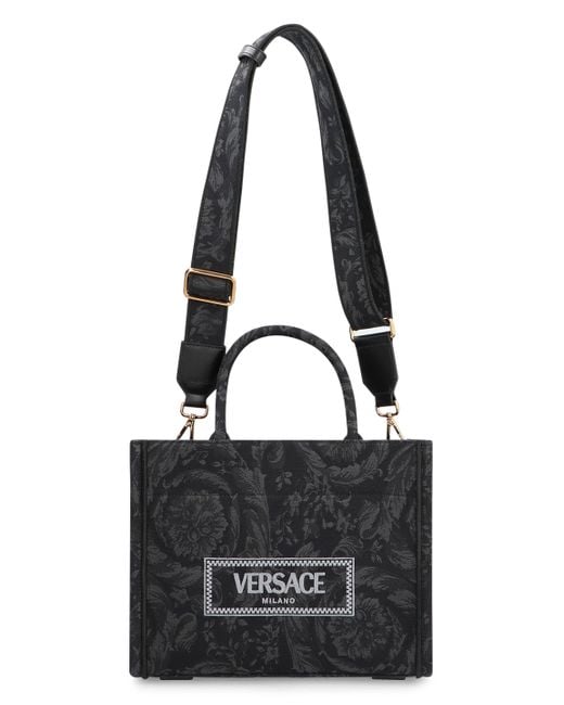 Versace Black Piccola Athena Tote Bag