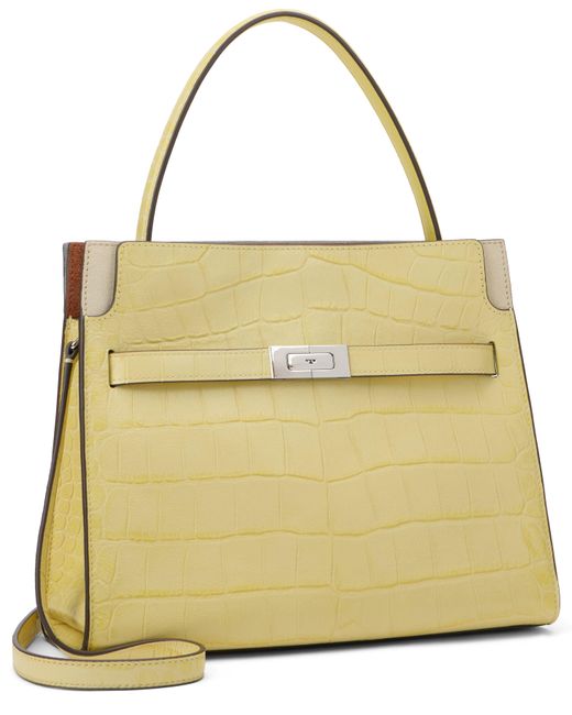 Tory Burch Metallic Bag Lee Radziwill With Relief
