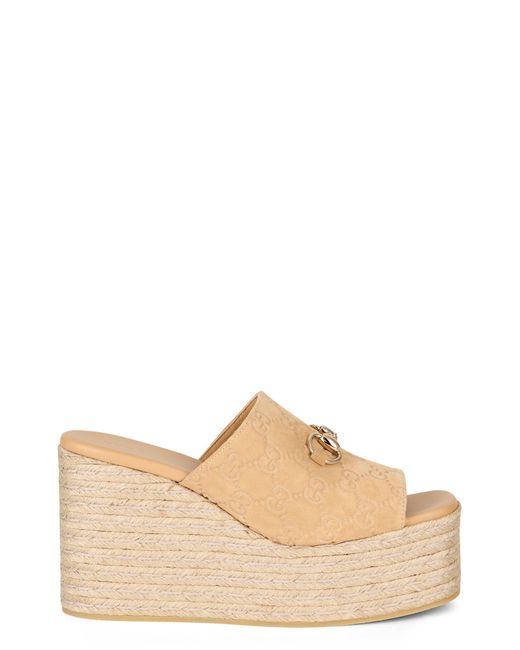 Gucci Natural Suede Shoes