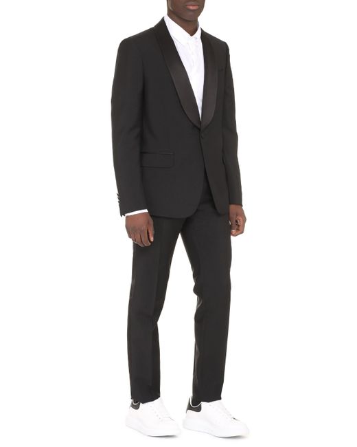 Gucci Black Wool And Mohair Two Piece Suit for men