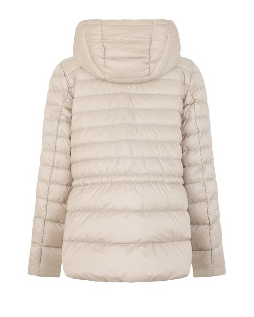 Moncler Natural Padded Jacket With Hood