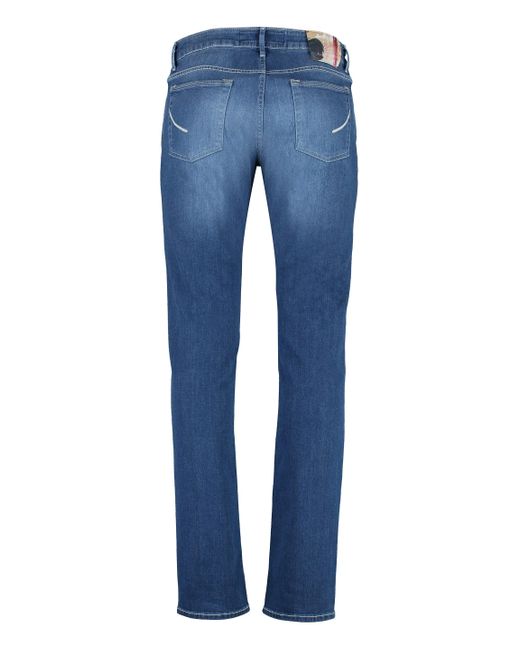 handpicked Blue 5-pocket Straight-leg Jeans for men