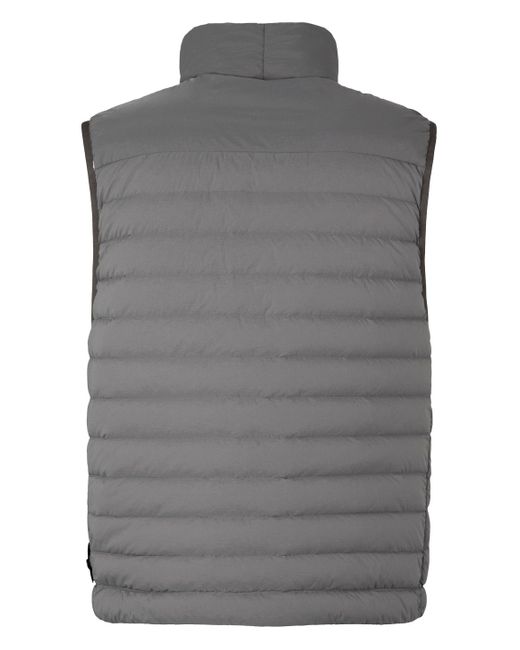 Gilet imbottito con chiusura a zip di Stone Island in Gray da Uomo