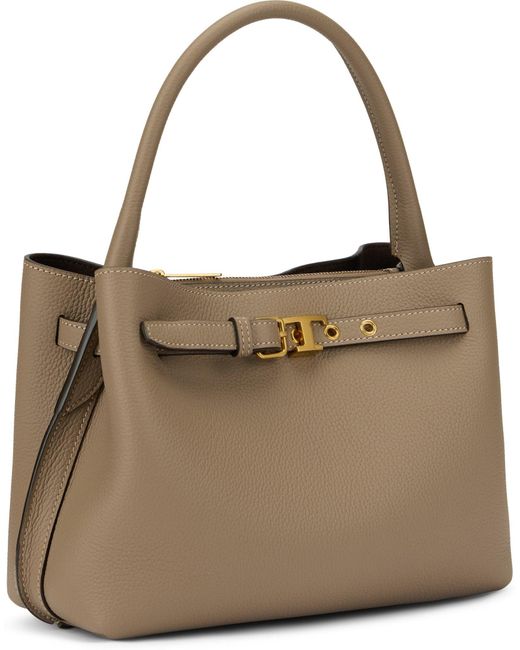 Tod's Brown Mini Handheld Bag