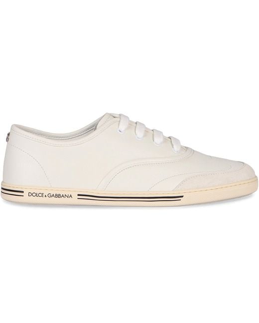 Dolce & Gabbana White Dolce & Gabbana Saint Tropez Sneakers for men