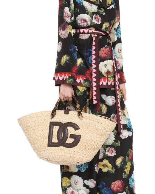 Shopping bag Kendra di Dolce & Gabbana in Natural