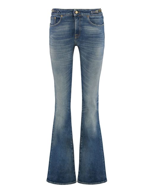 Golden Goose Deluxe Brand Blue Bootcut Jeans With Vintage Wash
