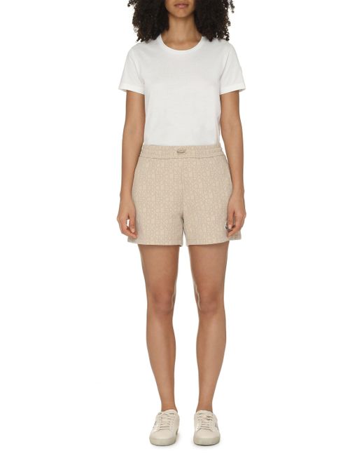Shorts in cotone di Moncler in Natural