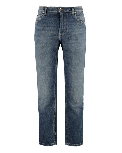 Dolce & Gabbana Blue Loose-fit Jeans for men
