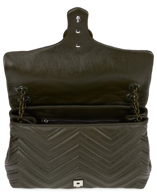 Gucci Gray Medium Quilted Leather Shoulder Bag