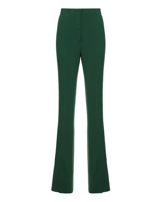 Max Mara Green Cosmo Cady Trousers