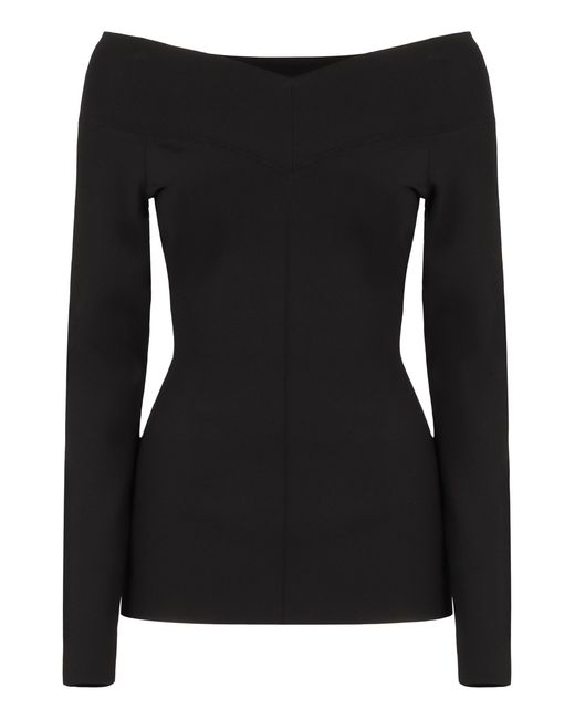 Stella McCartney Black Viscose Top