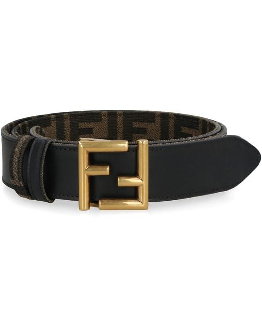Fendi Black Ff Belt