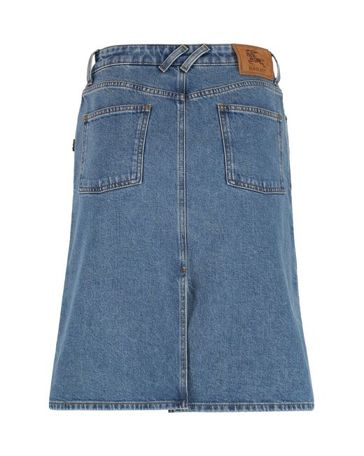 Burberry Blue Skirt