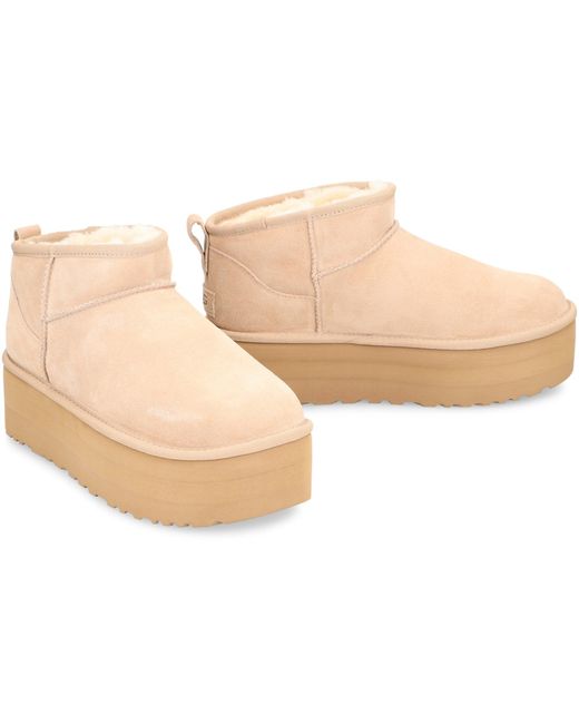 Ugg Natural Classic Ultra Mini Boots