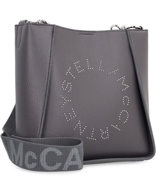 Borsa a spalla Stella Logo di Stella McCartney in Gray
