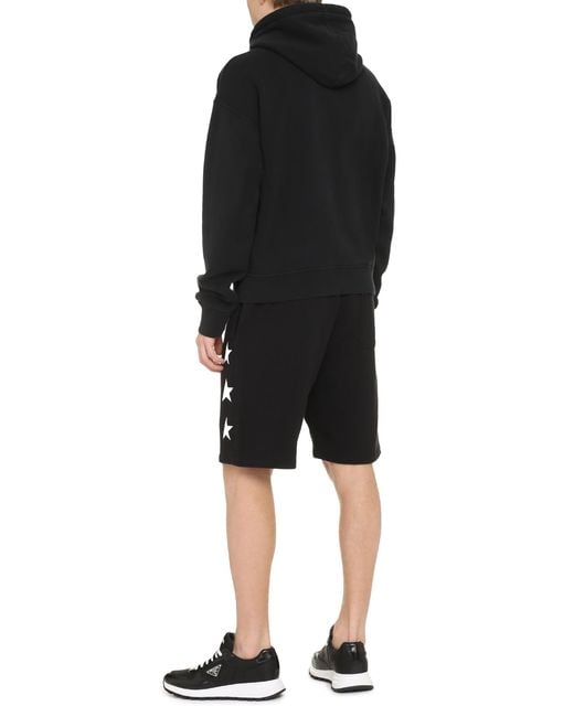 DSquared² Black Cipro Cotton Hoodie for men