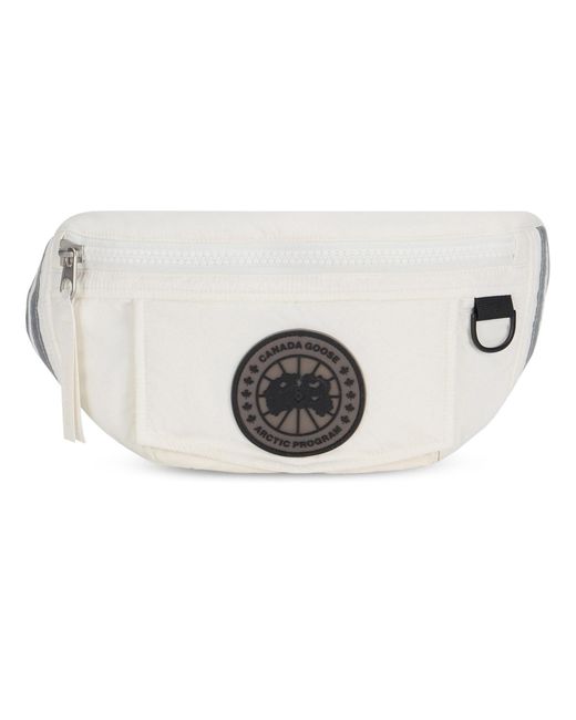 Canada Goose Gray Technical Fabric Pouch for men