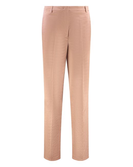Pinko Natural Panuro Straight-Leg Trousers