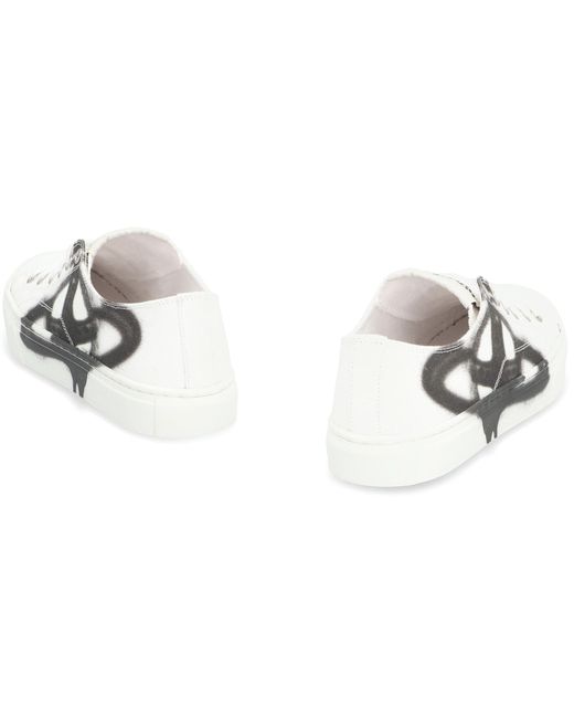 Sneakers low-top Plimsoll di Vivienne Westwood in White