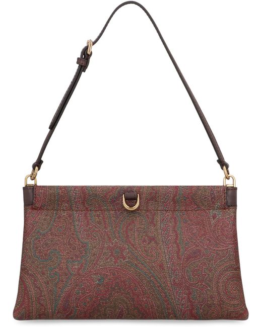 Etro Purple Clutch Talk Mini