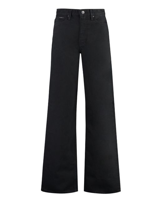 Jeans wide-leg di Calvin Klein in Black