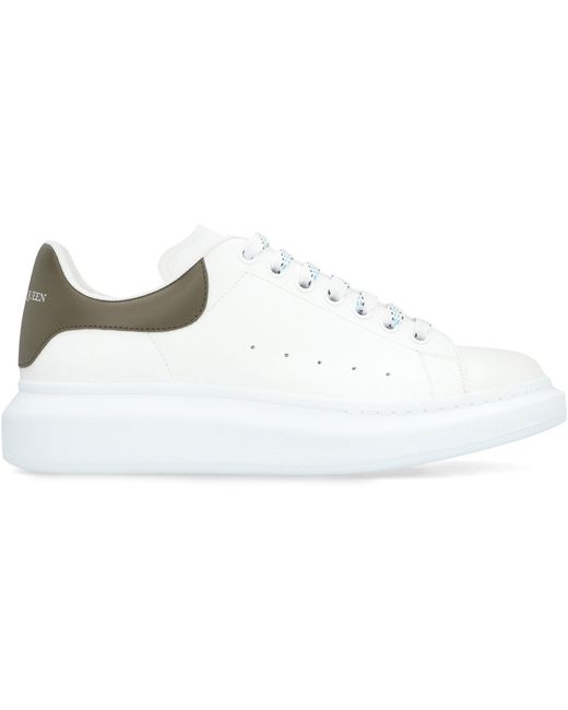 Sneakers Larry in pelle di Alexander McQueen in White da Uomo