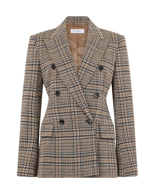 Max Mara Brown Double-Breasted Jacket