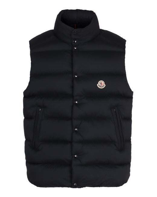 Moncler Black Tibb Padded Bodywarmer for men