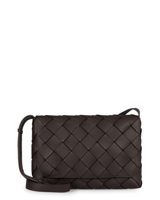 Borsa a tracolla Diago Grande in pelle di Bottega Veneta in Gray da Uomo