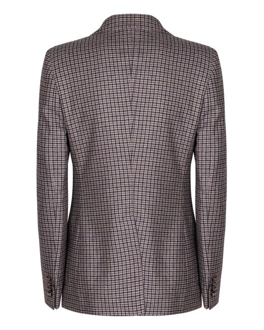 0205 Tagliatore Brown Single-Breasted Two-Button Jacket