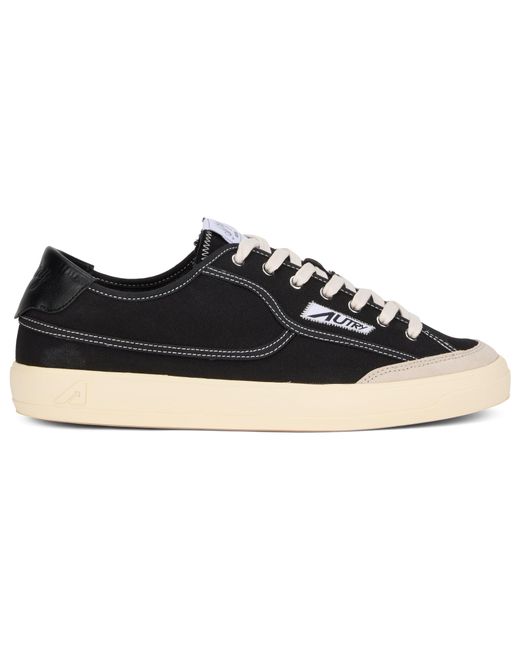 Autry Black Low Top Sneakers for men