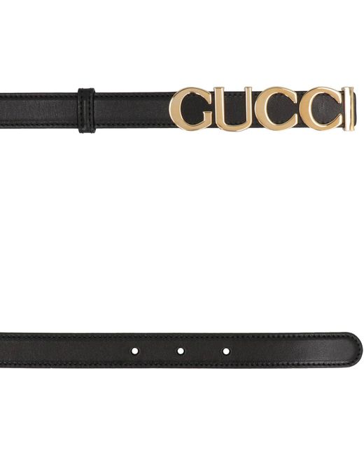Gucci Black Buckle Belt