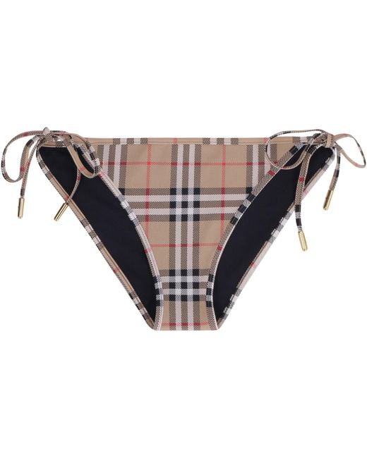 Burberry Natural Bikini With Triangle Bra