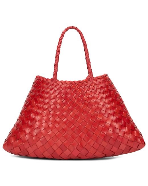 Dragon Diffusion Red Woven Tote Bag