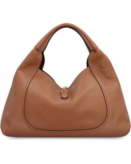 Gucci Brown Softbit Shoulder Bag Size Maxi