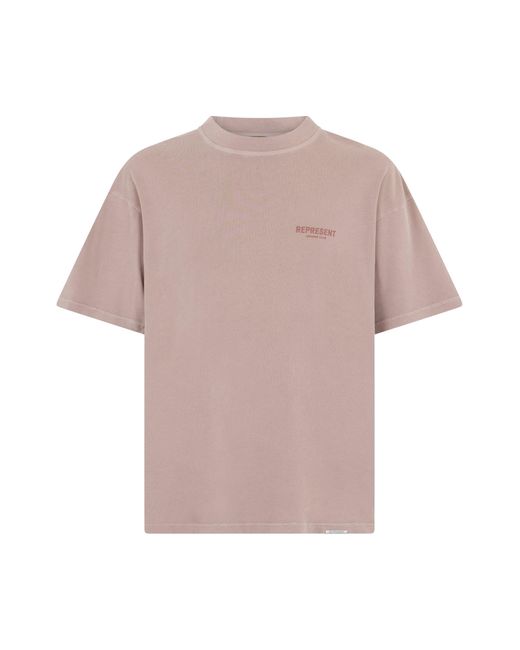 T-shirt Owners Club di Represent in Pink da Uomo