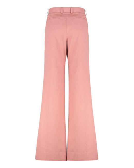 Pantaloni ampi a vita alta di Chloé in Pink