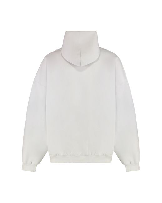 Balenciaga White Printed Sweatshirt for men