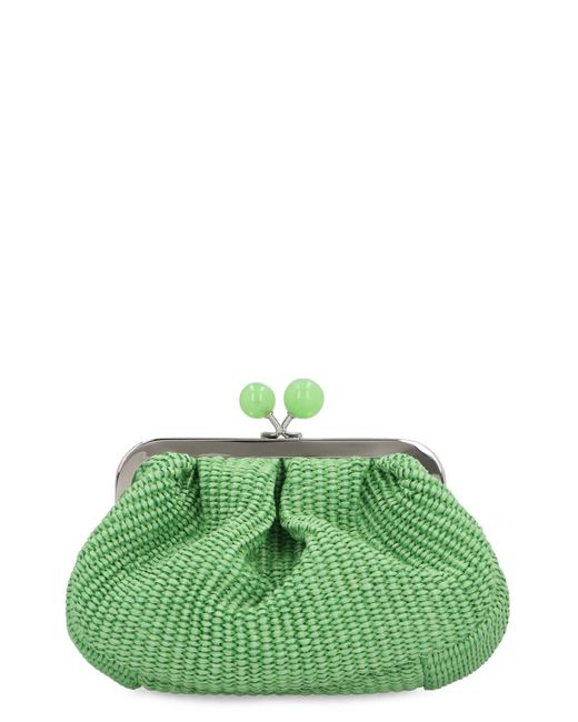 Weekend by Maxmara Green Pasticcino Raffia Bag