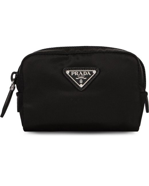 Beauty case in nylon di Prada in Black