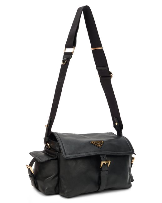 Borsa a tracolla Explore di Prada in Black